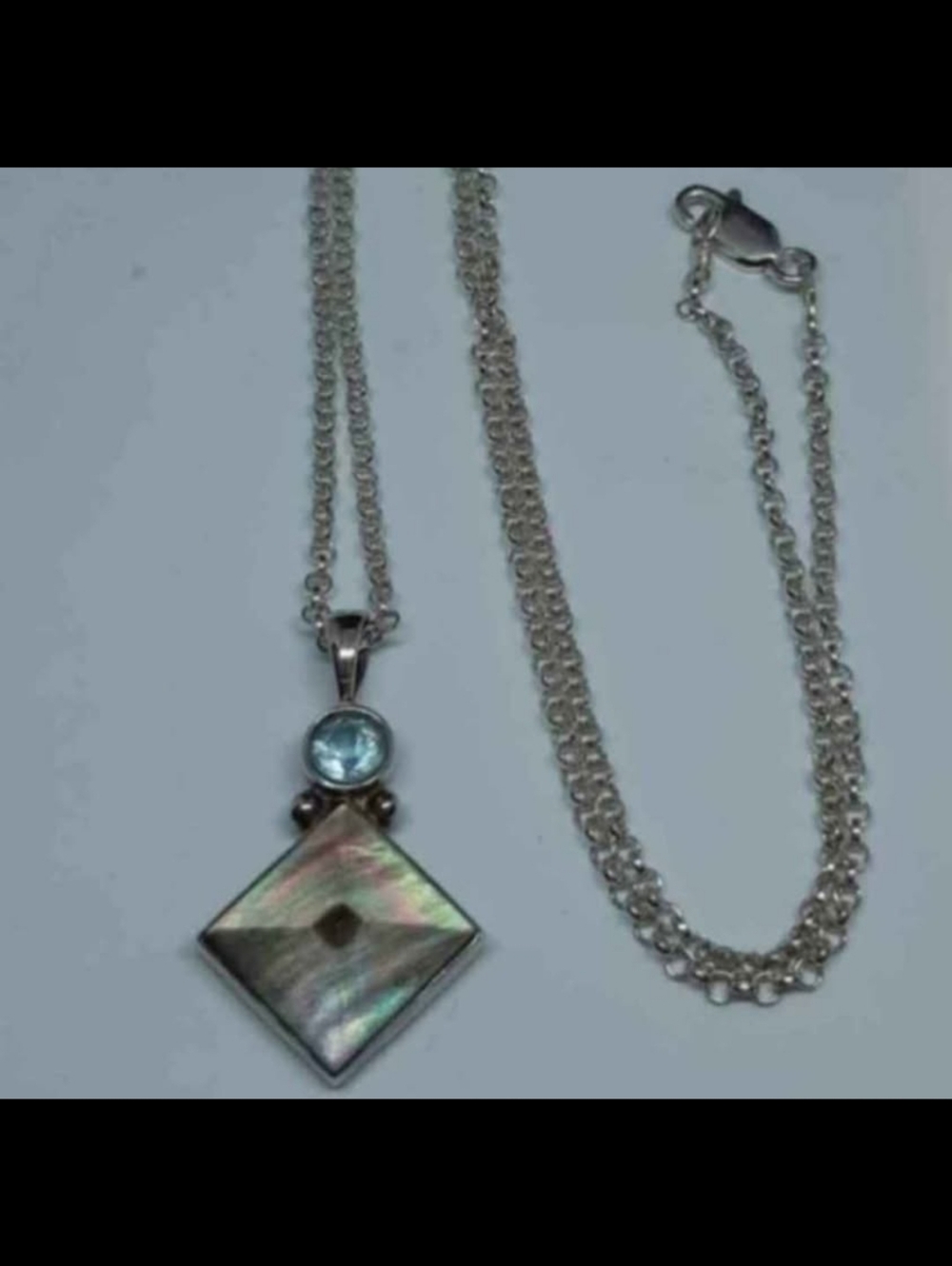 Topaz Sterling Silver Necklace